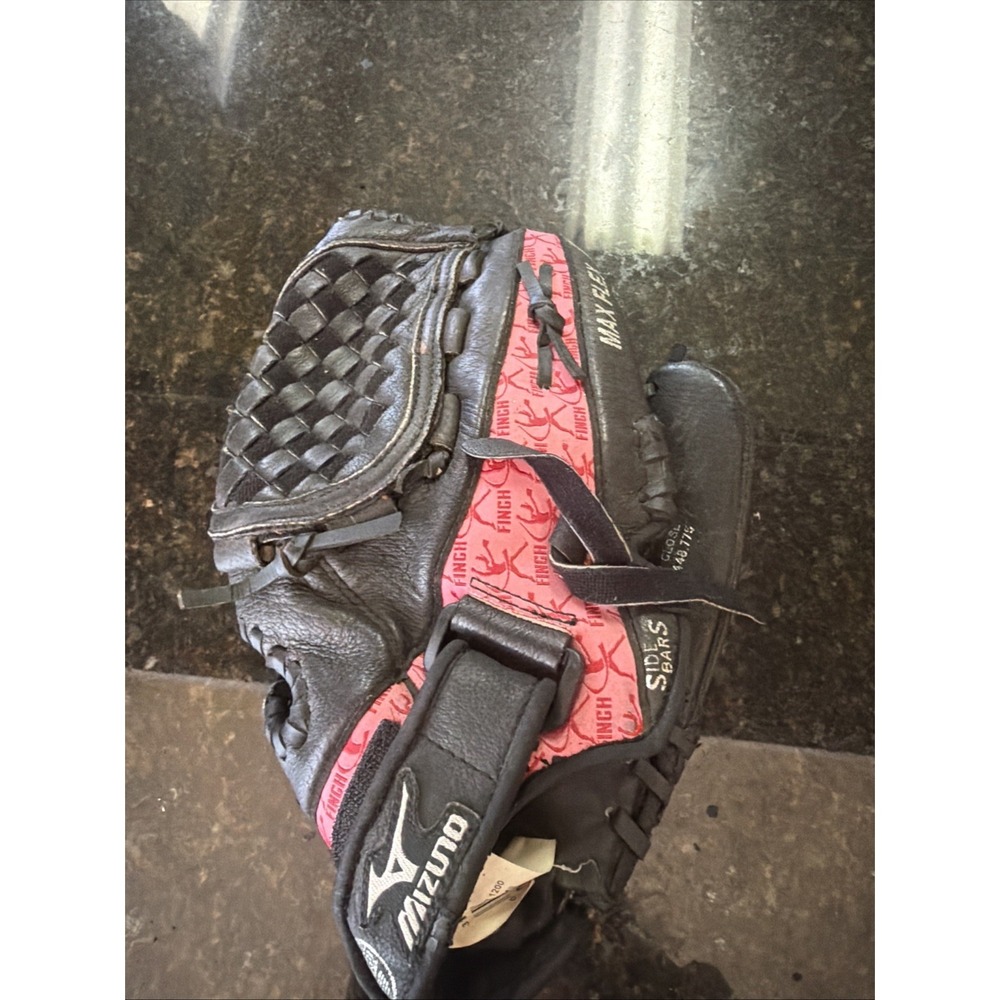 Mizuno Jennie Finch GPP-1209D 12" Softball Glove RHT Black Leather Fastpitch